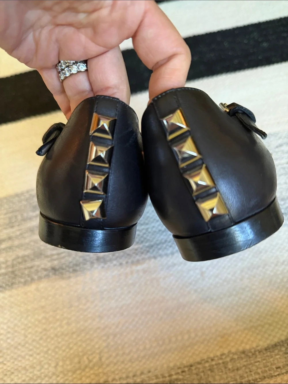 Louboutin Loubiclou Stud Gladiator Sandal